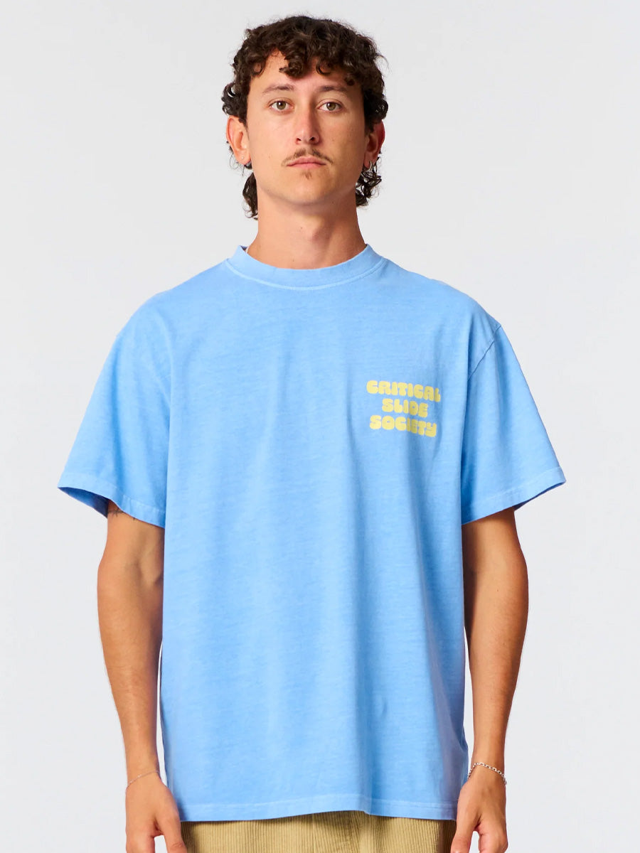 CRITICAL SLIDE SABBATICAL TEE - POWDER BLUE T-SHIRTS CRITICAL SLIDE