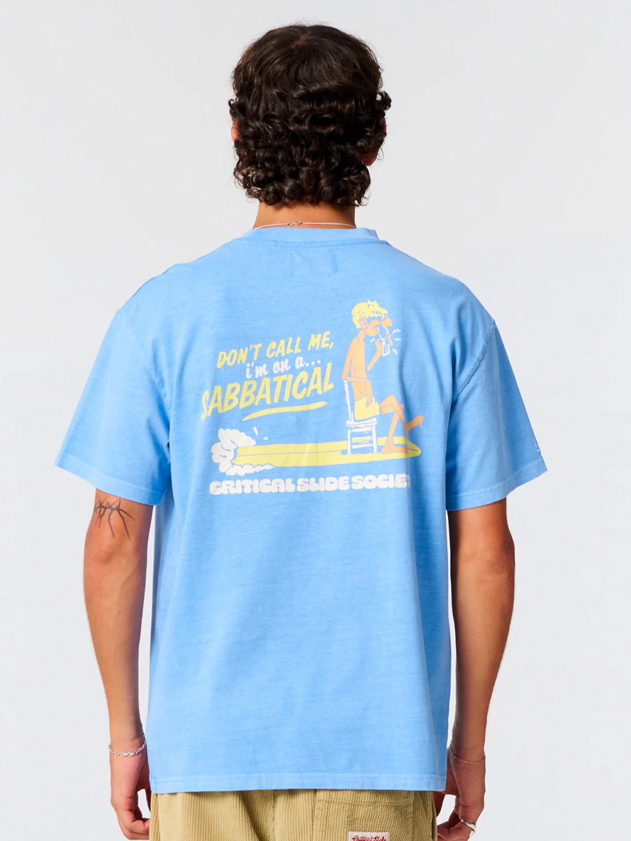 CRITICAL SLIDE SABBATICAL TEE - POWDER BLUE T-SHIRTS CRITICAL SLIDE