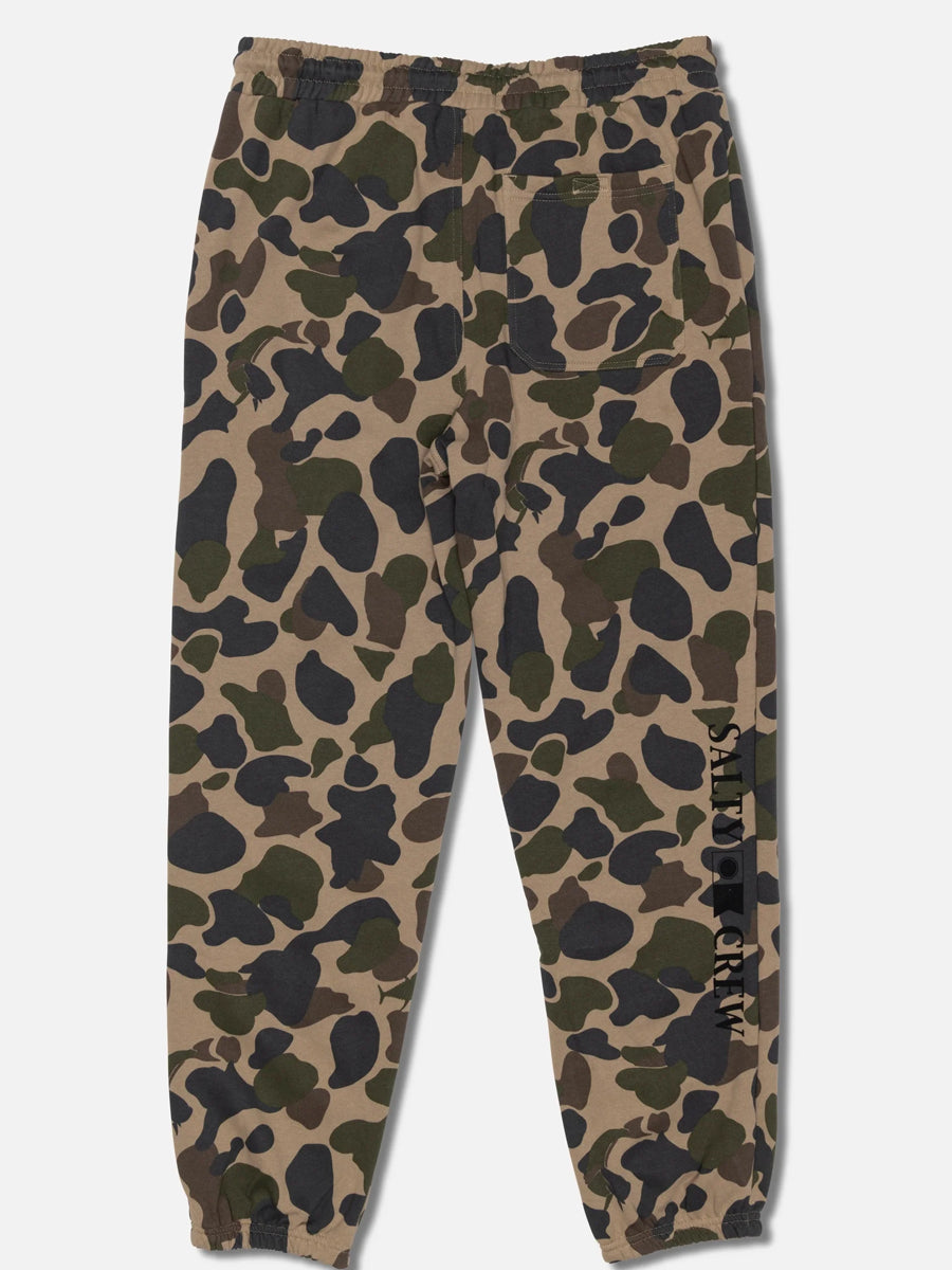 SALTY CREW CREWSER FLEECE PANT - SAND CAMO