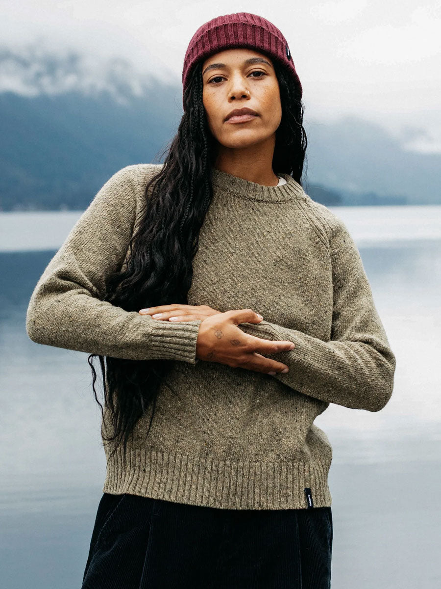 FINISTERRE FARNE CREW - SEAGRASS SWEATER -