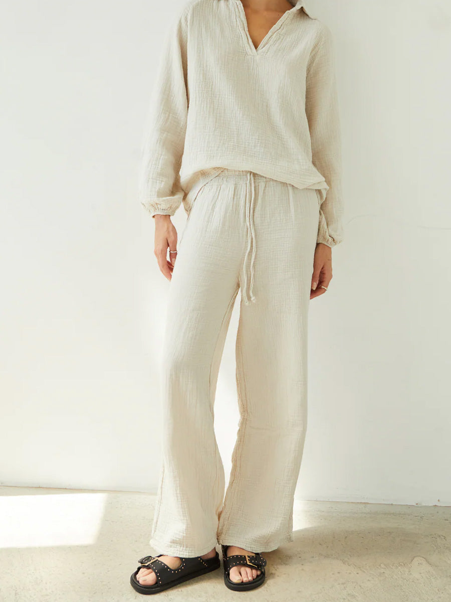 CHARLI SELENA COTTON BOTTOM - SEASHELL PANTS CHARLI