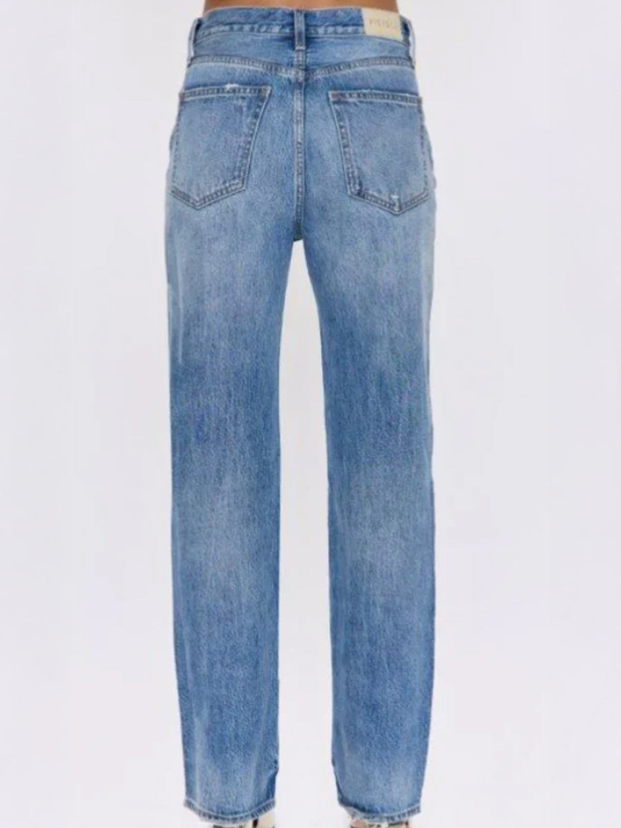 PISTOLA CASSIE SUPER HIGH RISE STRAIGHT JEAN - SERPENTINE VINTAGE JEANS -