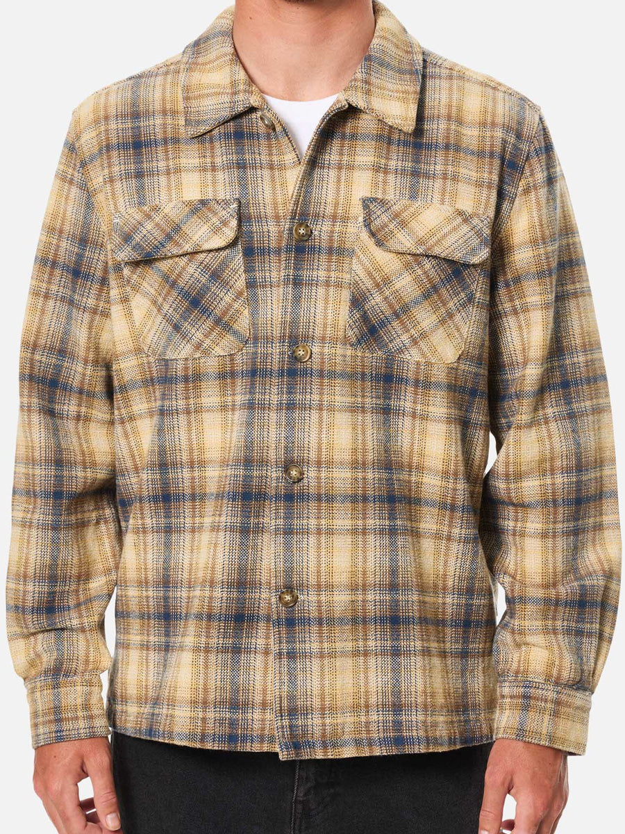 KATIN SHILOH FLANNEL - DARK BLUE SHIRT -