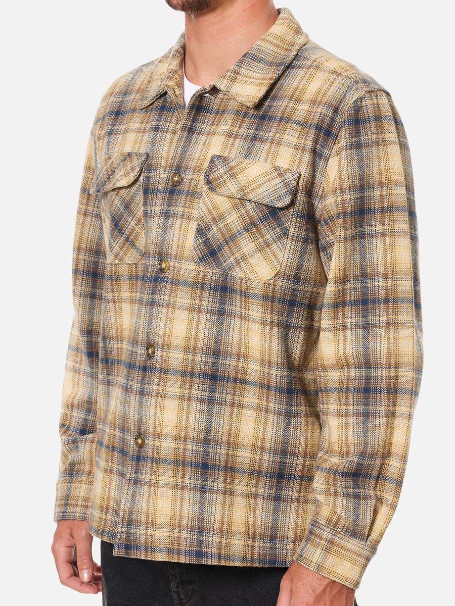 KATIN SHILOH FLANNEL - DARK BLUE SHIRT -