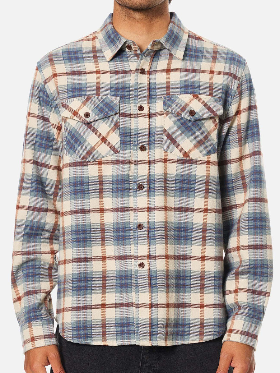 KATIN SIERRA FLANNEL - DUSTY BLUE SHIRT -