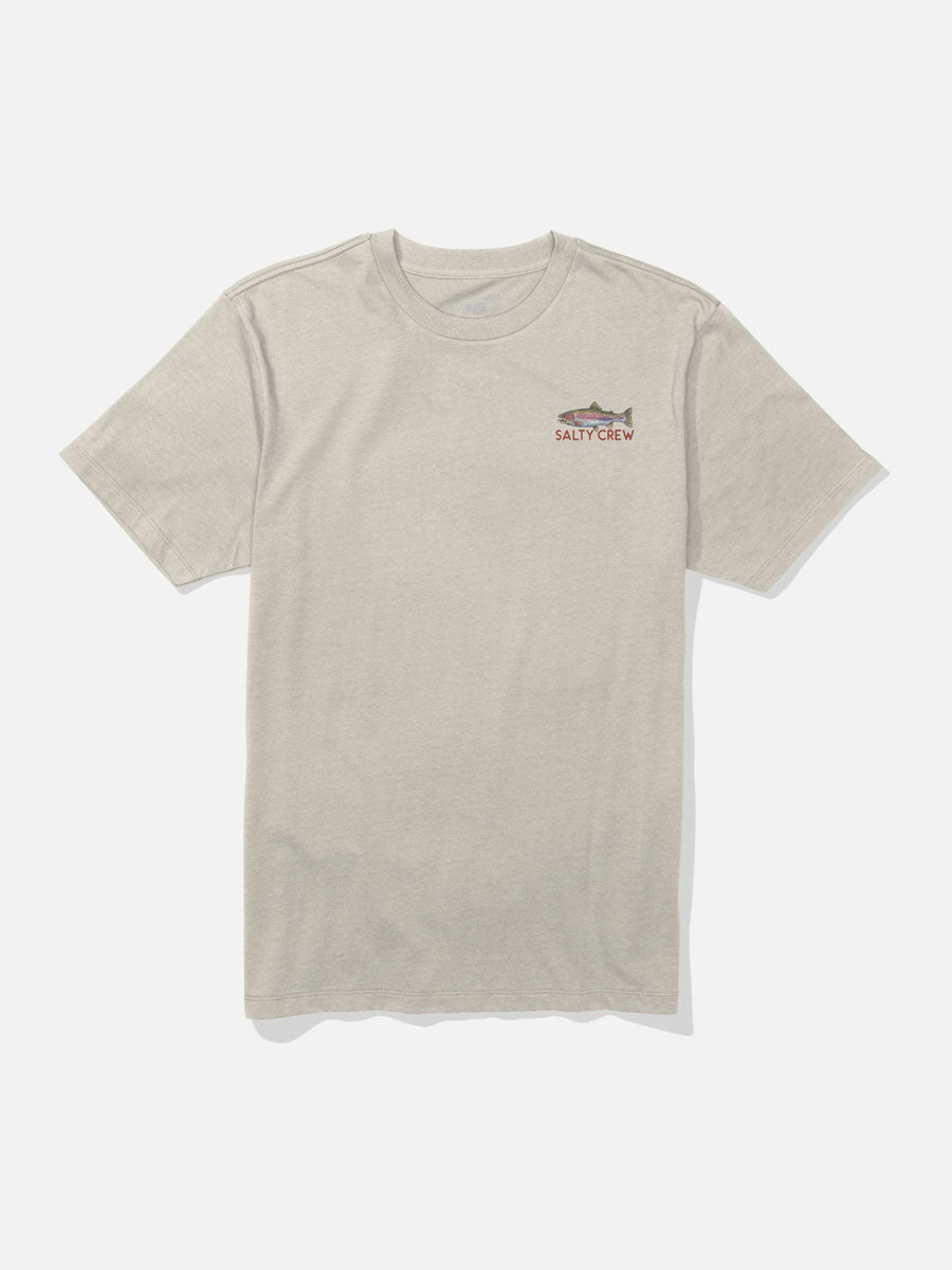 SALTY CREW TROUT MOUNT SHORT-SLEEVE TEE - BONE TSHIRT -