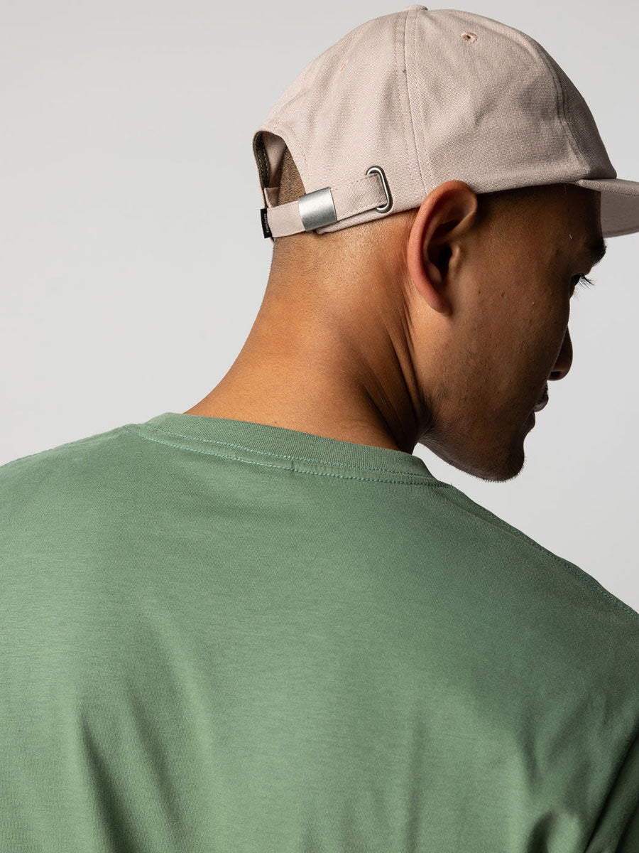 FINISTERRE LETTERPRESS UNSTRUCTURED CAP - STONE HATS FINISTERRE