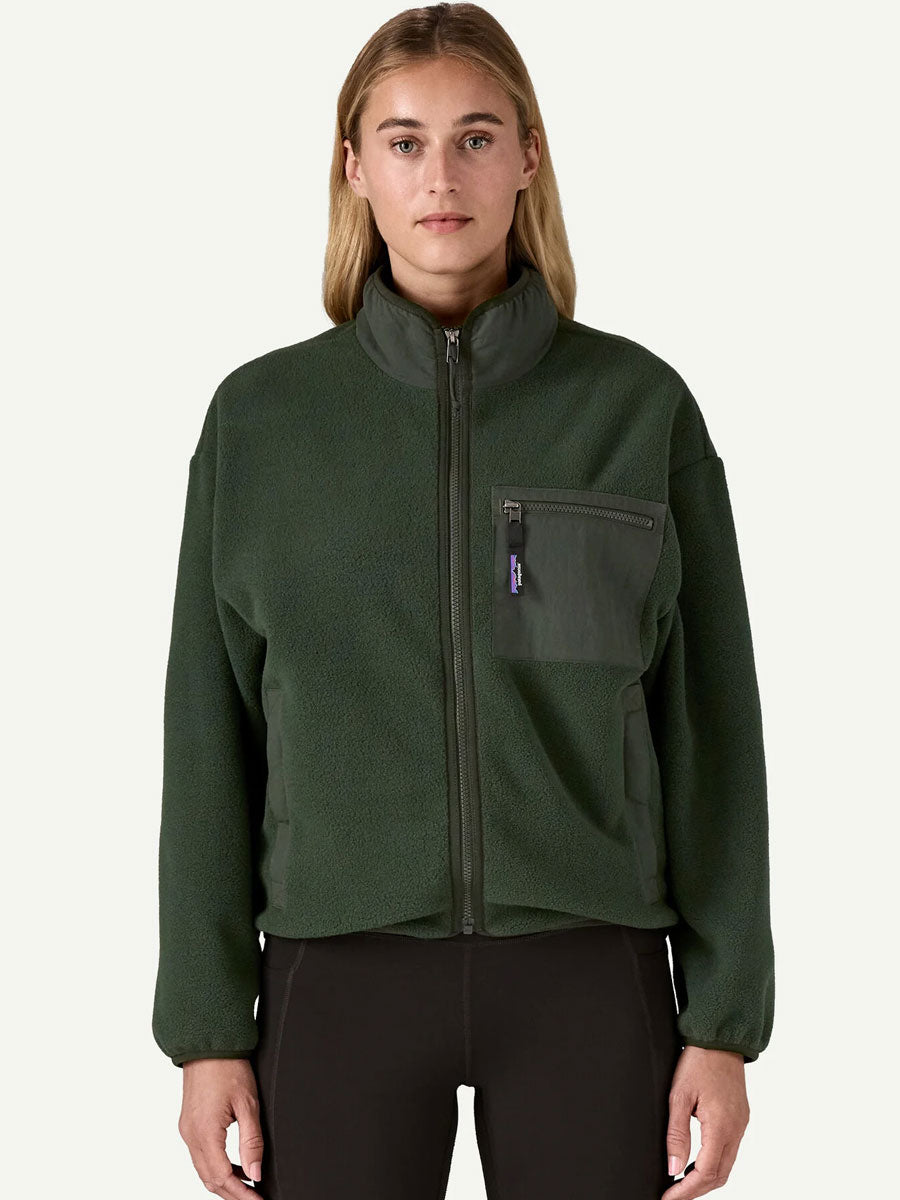 PATAGONIA WOMEN'S SYNCHILLA FLEECE JACKET OLD GROWTH GREEN – OAK