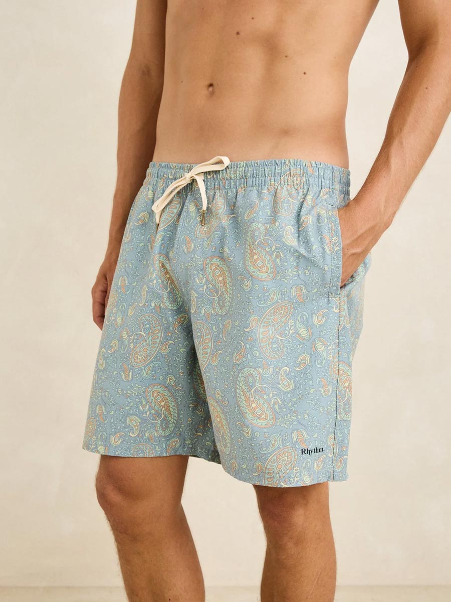RHYTHM TALLY PAISLEY BEACH SHORT - PACIFIC SHORTS RHYTHM