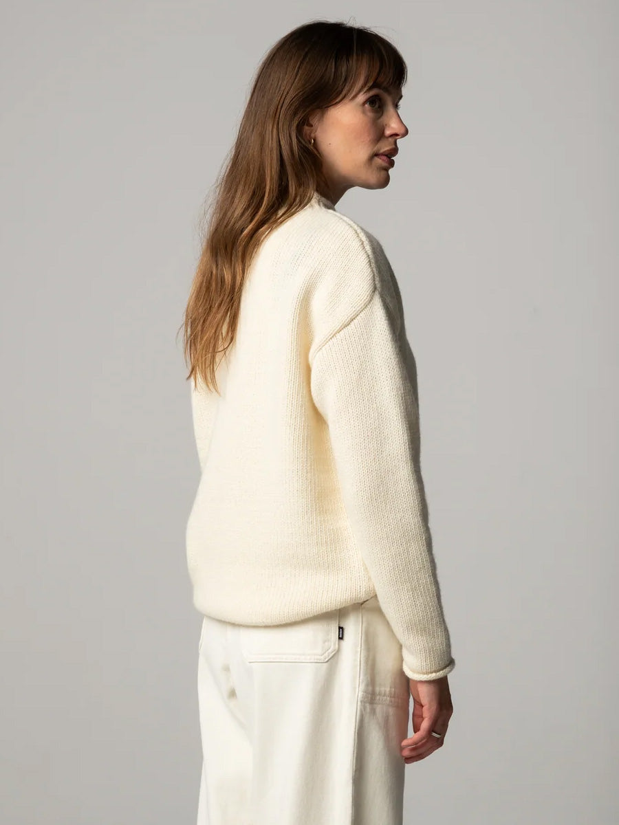 FINISTERRE TARAN JUMPER - ECRU SWEATERS FINISTERRE