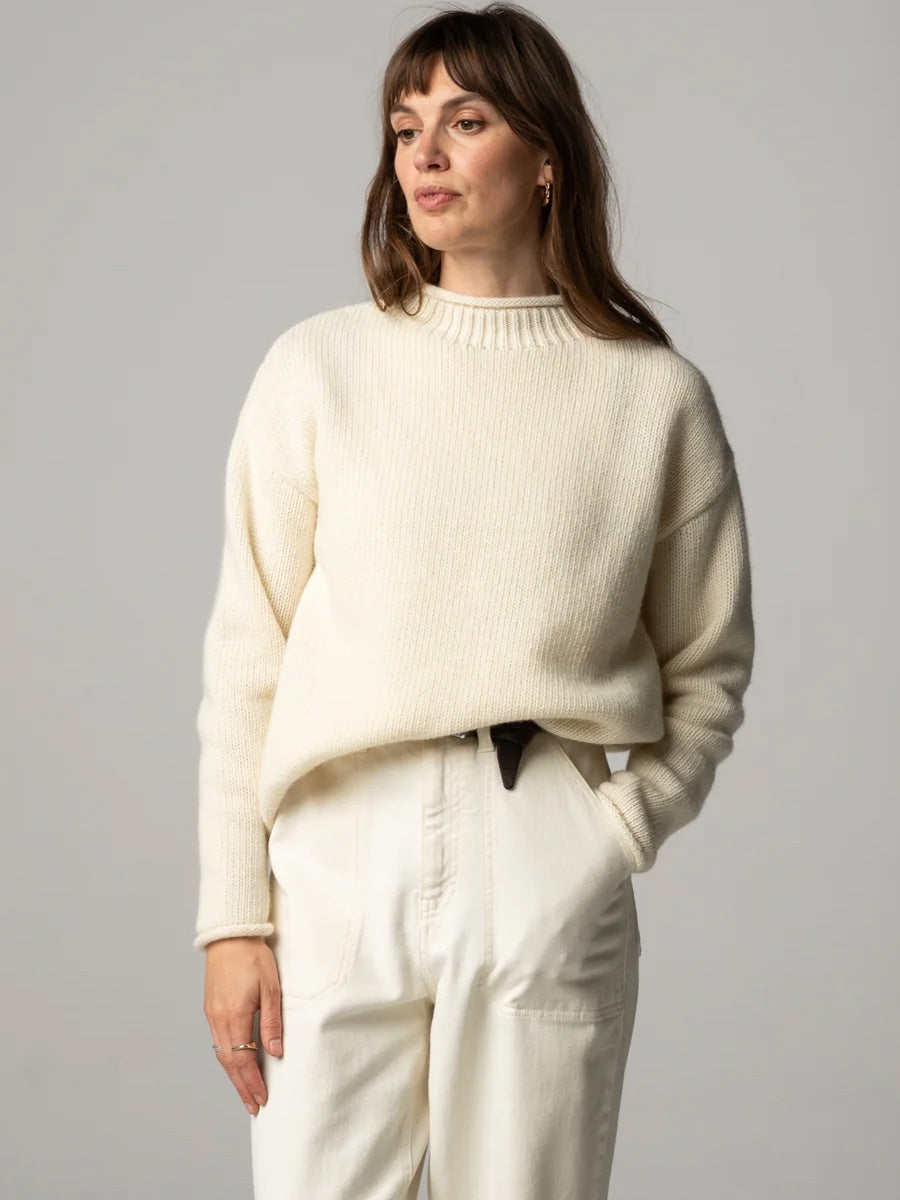 FINISTERRE TARAN JUMPER - ECRU SWEATERS FINISTERRE