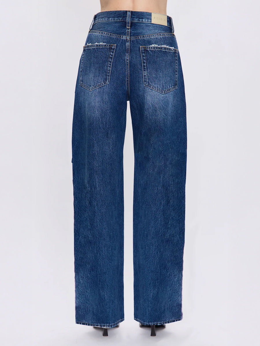 PISTOLA TATE HIGH RISE BOWED WIDE LEG JEAN - FULTON JEANS -
