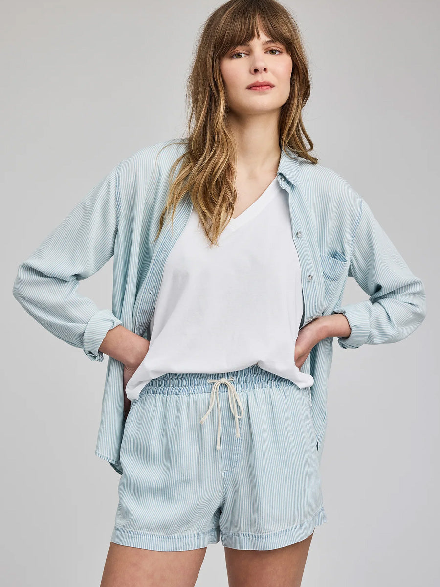 GENTLE FAWN TESSA SHORT - BLUE STRIPE SHORTS GENTLE FAWN
