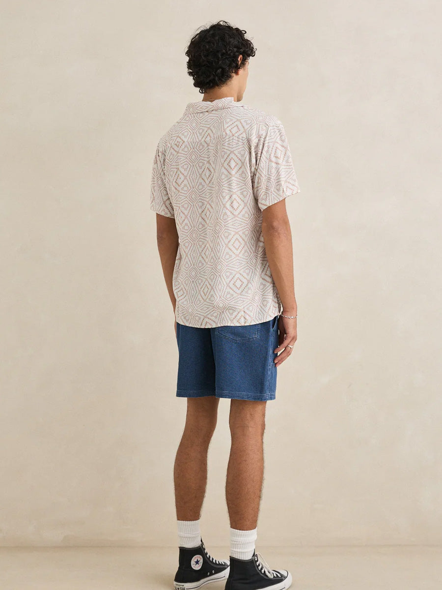 RHYTHM TEXTURED WALE JAM SHORT - WASHED INDIGO SHORTS RHYTHM