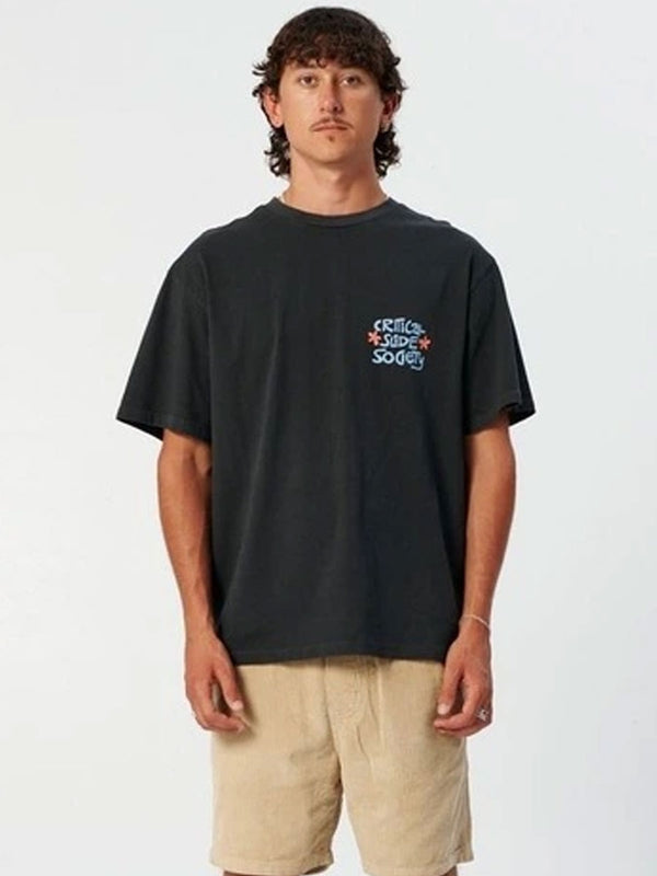 CRITICAL SLIDE VERY NICE TEE - VINTAGE BLACK