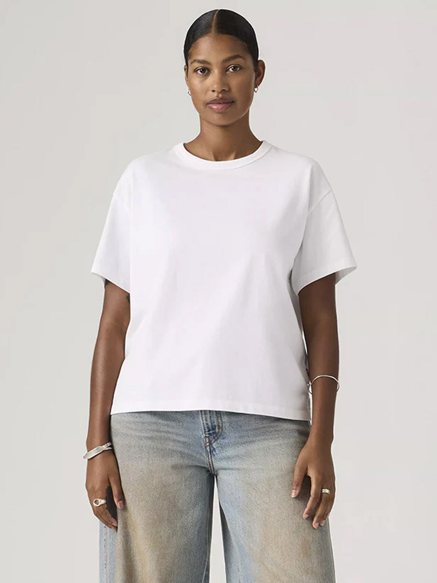 LEVI'S VINTAGE SHORT-SLEEVE HEAVYWEIGHT TEE - BRIGHT WHITE