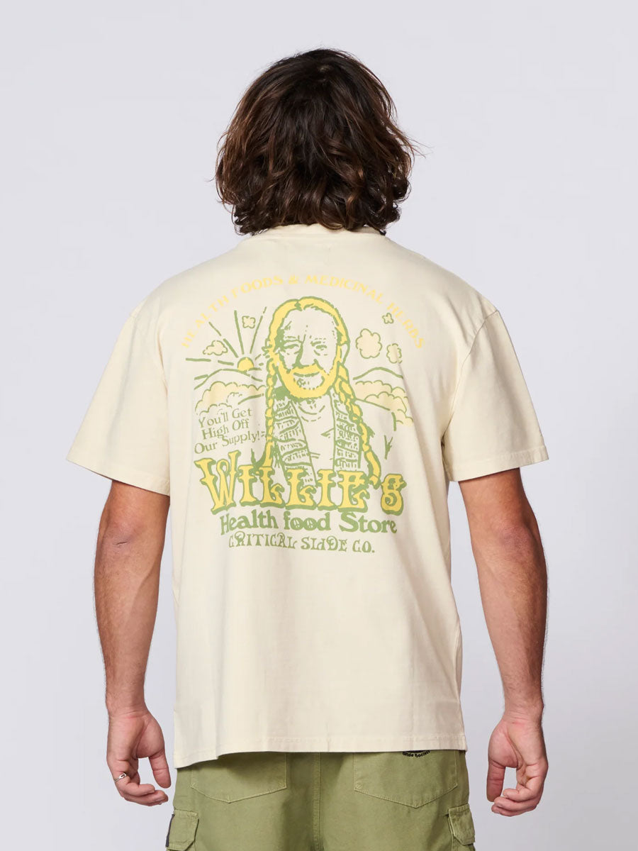 CRITICAL SLIDE VITAMIN COWBOY TEE - ECRU