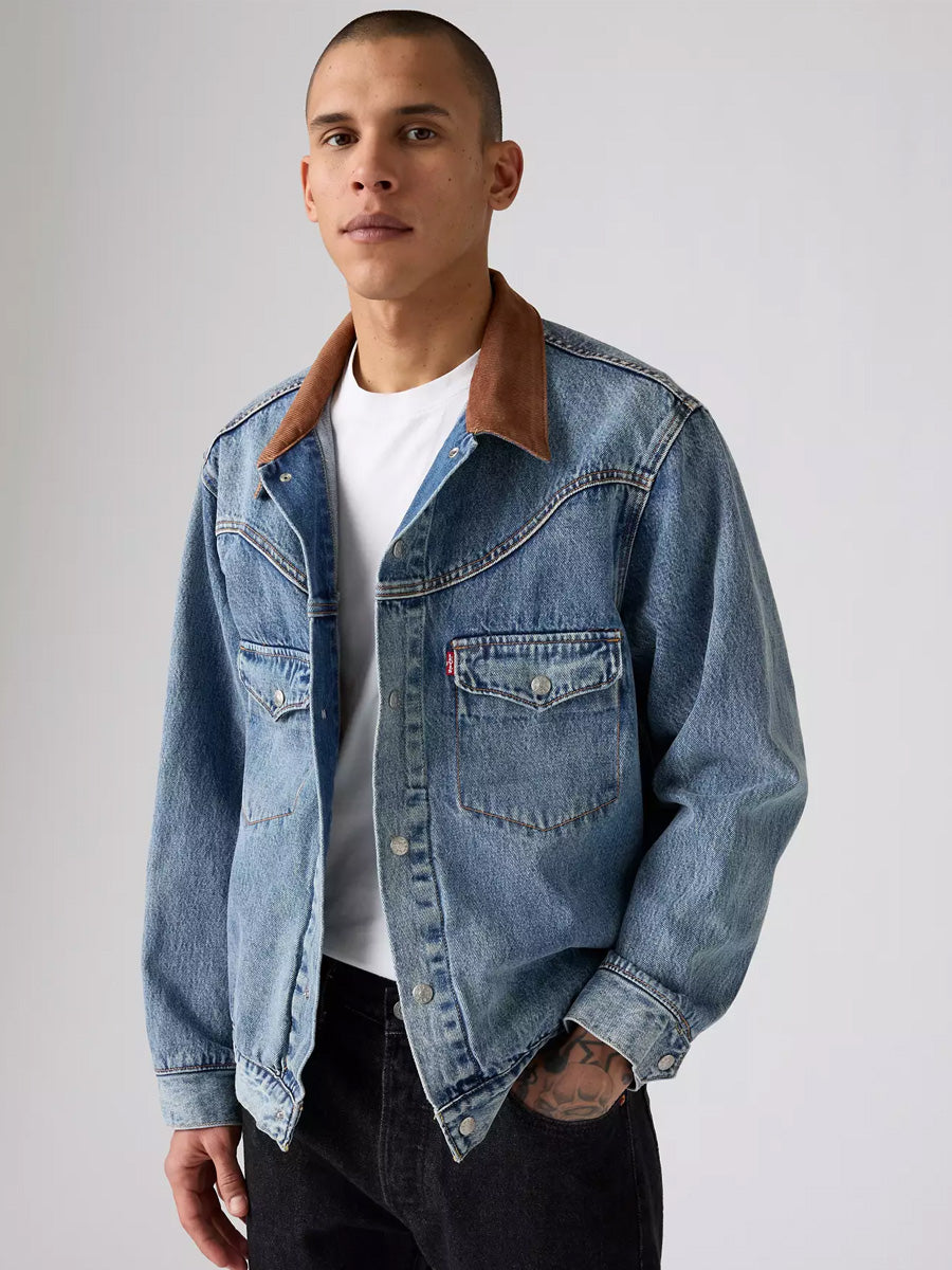 LEVIS WESTERN SHORTHORN TRUCKER JACKET - OFF TO PARIS JACKET -