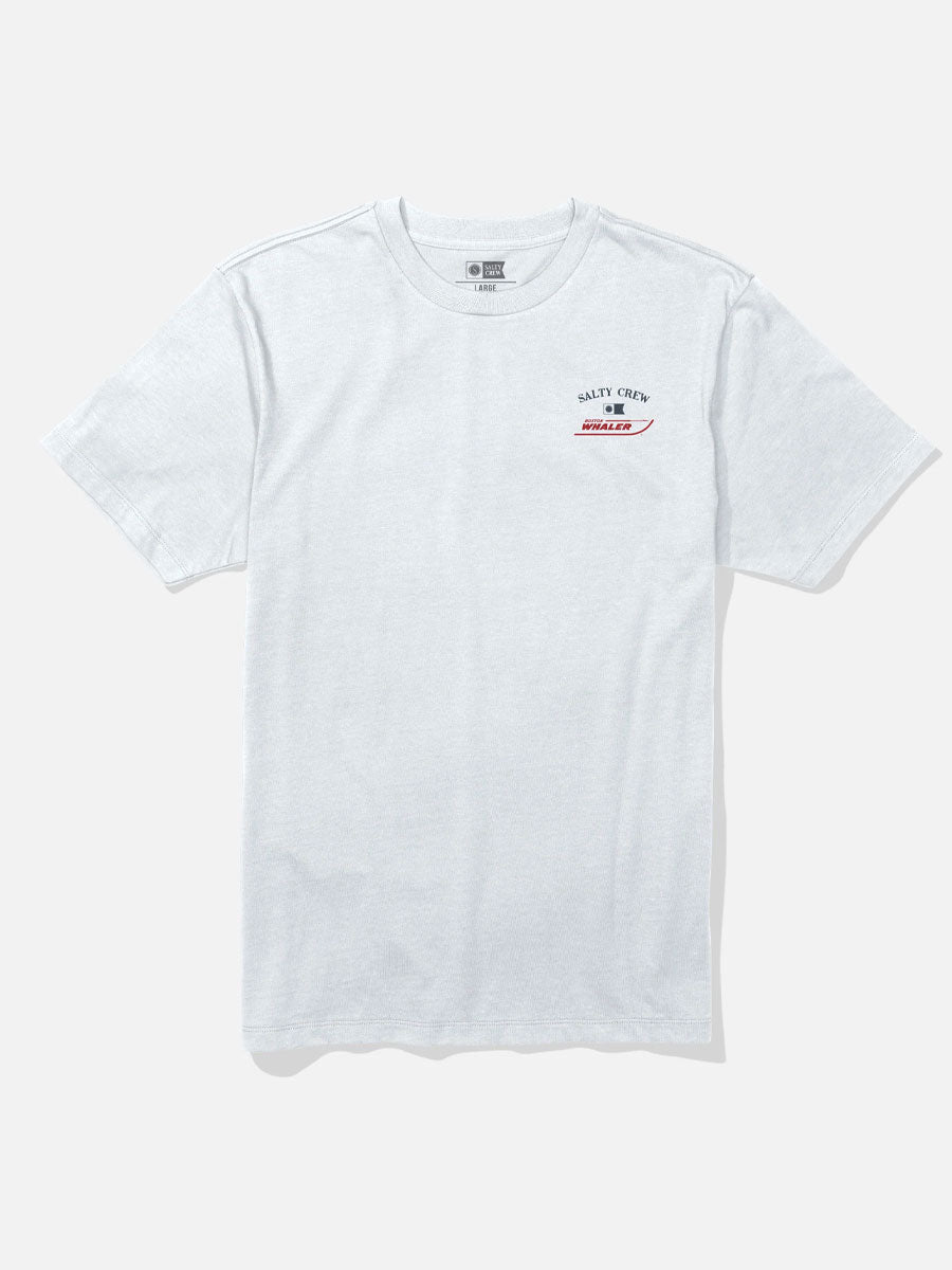 SALTY CREW WHALER OFFSHORE SHORT-SLEEVE TEE - WHITE