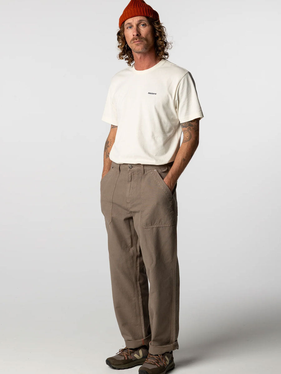 FINISTERRE BASSET UTILITY TROUSER - WOODSMOKE PANTS FINISTERRE