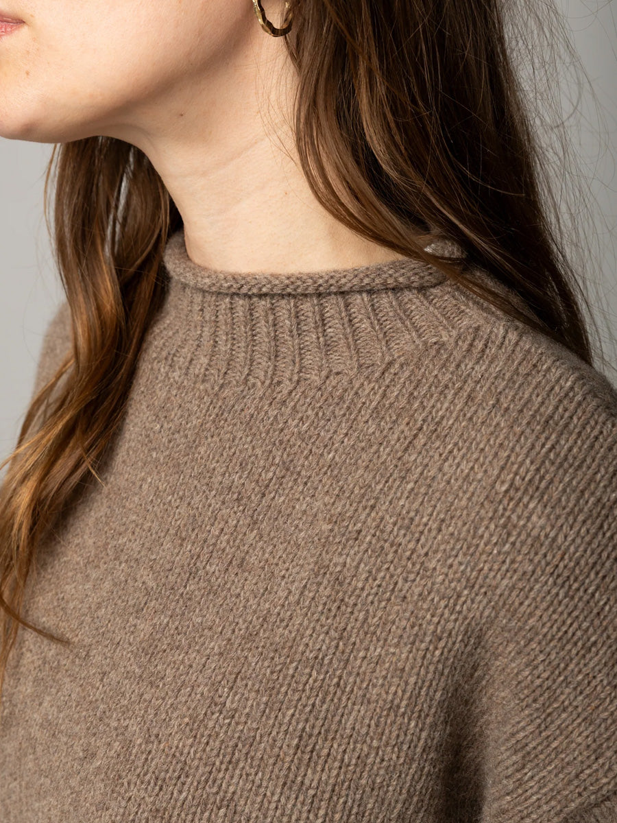 FINISTERRE TARAN JUMPER - WOODSMOKE SWEATERS FINISTERRE
