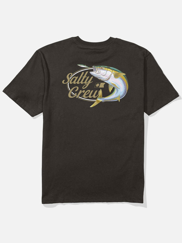 SALTY CREW YELLOWTAIL ORIGINAL TEE - BLACK T-SHIRTS SALTY CREW