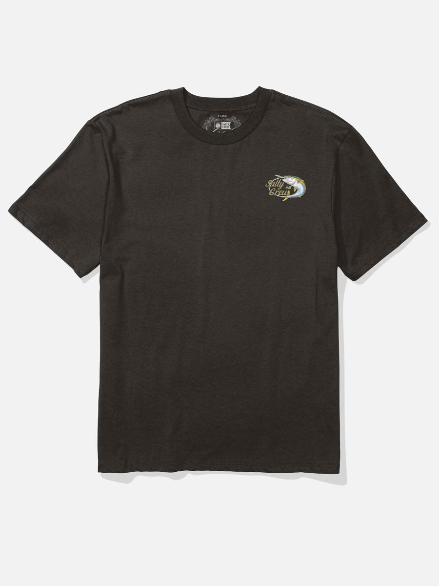 SALTY CREW YELLOWTAIL ORIGINAL TEE - BLACK