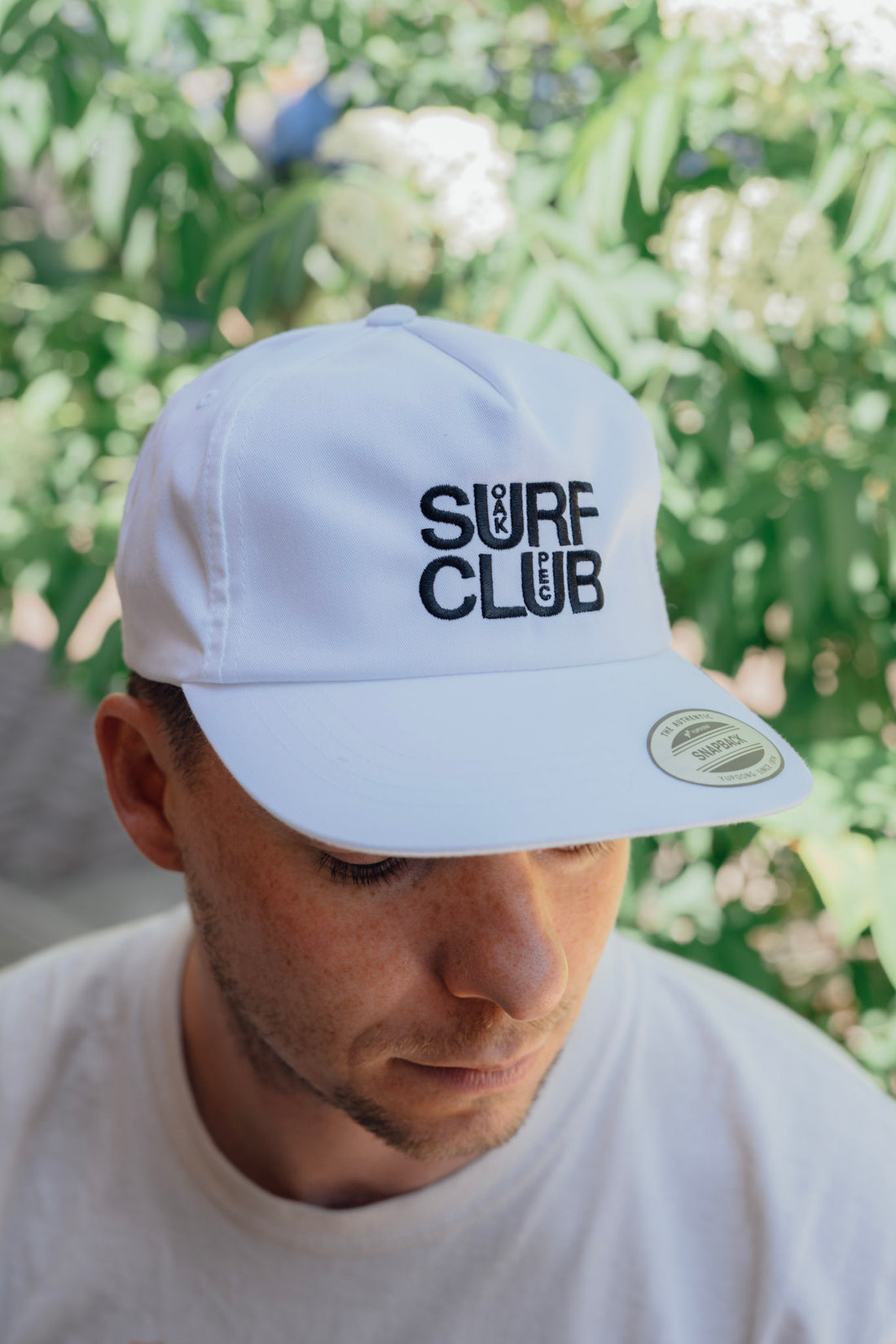 OAK SURF CLUB UNISEX PEC UNSTRUCTURED 5-PANEL WHITE – OAK